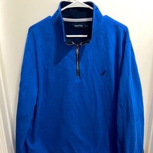 Blue Náutica 1/4 zip Sweater